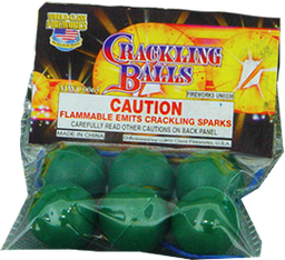 Crackling Balls Bag of 6